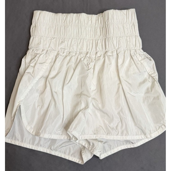 Free People Pants - Free People FP Movement Shorts Womens Small White The Way Home High Waist Boho